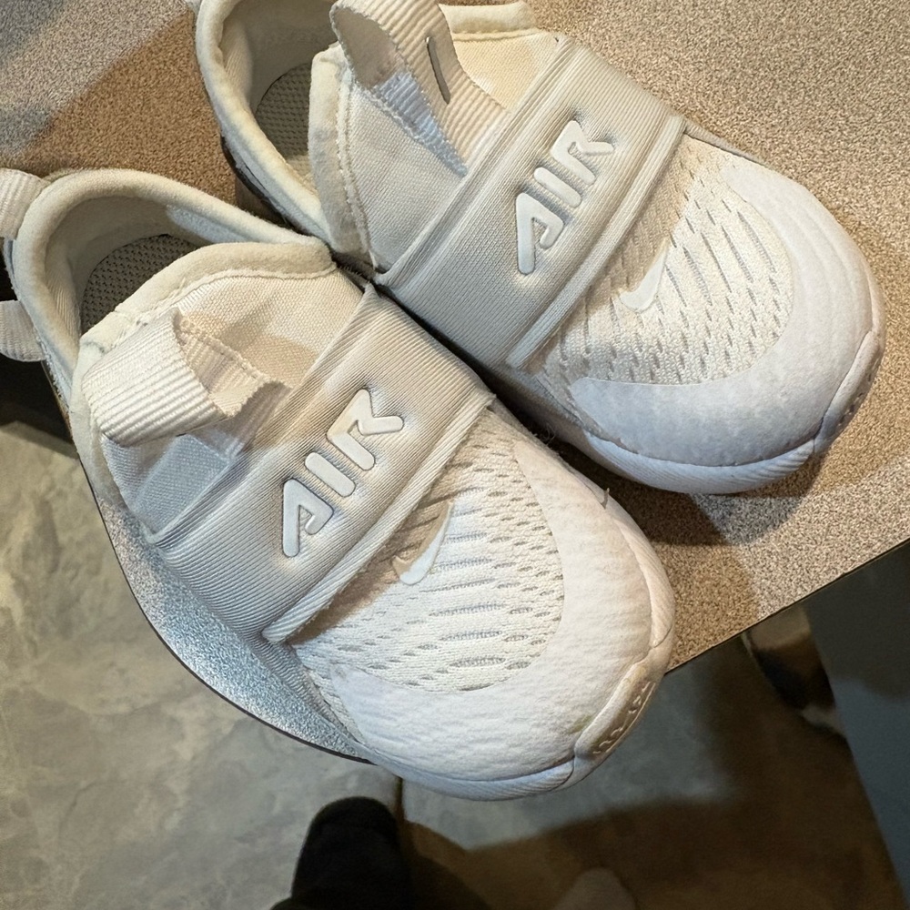 Nike Kids White Slip-On Shoes